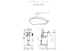 Motorcycle fuel tank production process