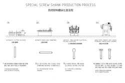 Proceso especial de producción de vástagos de tornillo
