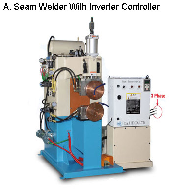 Resistance Type Seam Welder & Heating Machine With (Precision) Inverter Control System